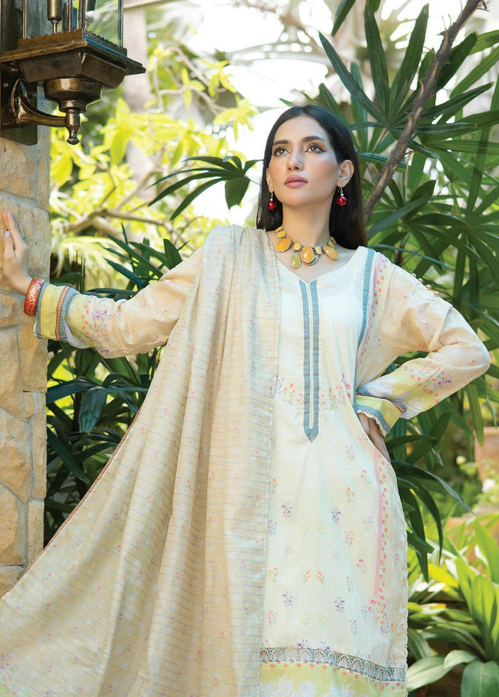 Salina Zari By Regalia Textiles Printed Lawn Suits Unstitched 3 Piece RGT23-S9 4 - Summer Collection