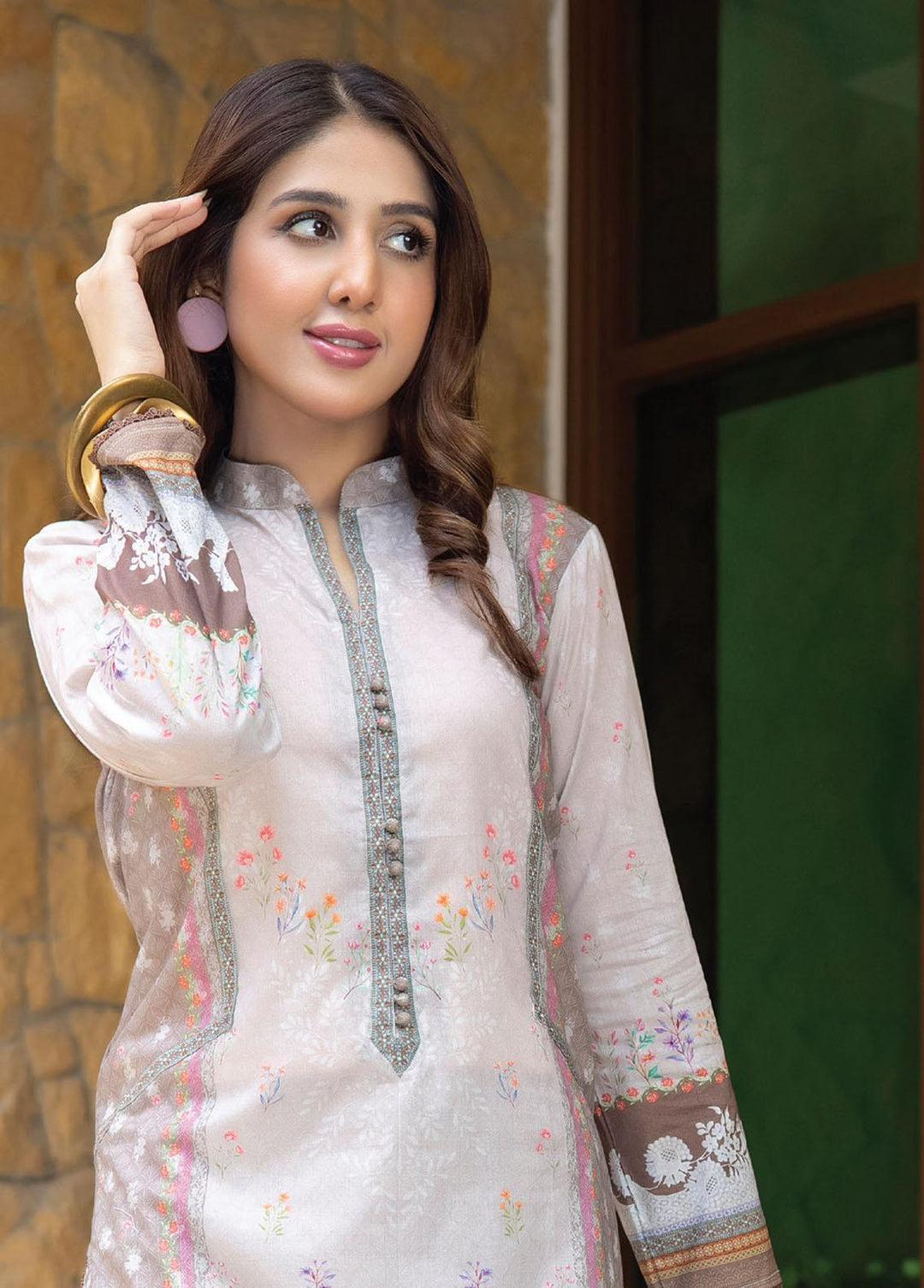 Salina Zari By Regalia Textiles Printed Lawn Suits Unstitched 3 Piece RGT23-S9 5 - Summer Collection
