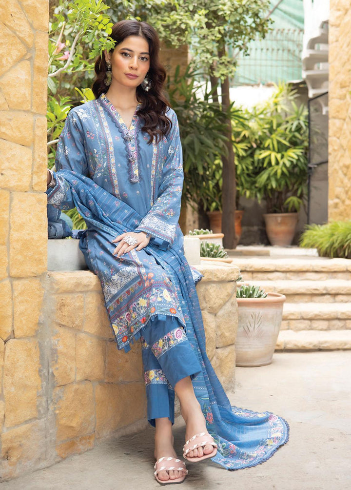 Salina Zari By Regalia Textiles Printed Lawn Suits Unstitched 3 Piece RGT23-S9 6 - Summer Collection