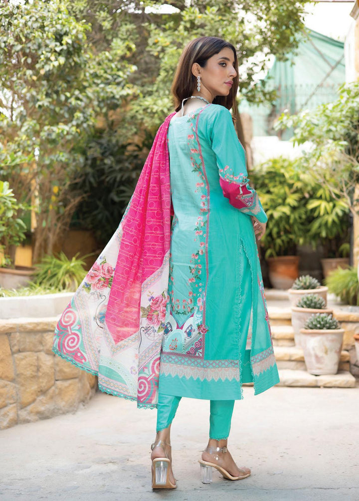 Salina Zari By Regalia Textiles Printed Lawn Suits Unstitched 3 Piece RGT23-S9 7 - Summer Collection