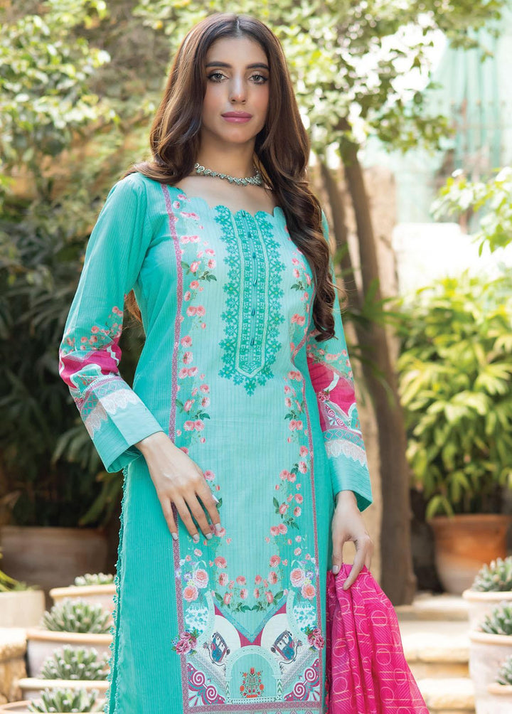 Salina Zari By Regalia Textiles Printed Lawn Suits Unstitched 3 Piece RGT23-S9 7 - Summer Collection