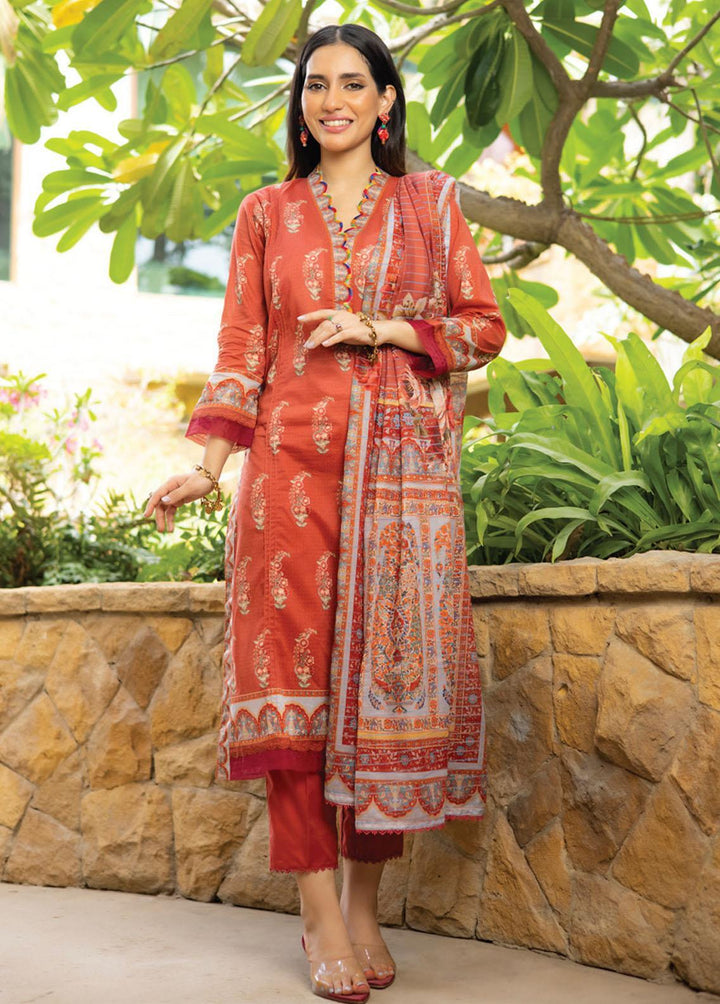 Salina Zari By Regalia Textiles Printed Lawn Suits Unstitched 3 Piece RGT23-S9 8 - Summer Collection