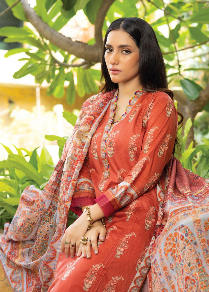Salina Zari By Regalia Textiles Printed Lawn Suits Unstitched 3 Piece RGT23-S9 8 - Summer Collection