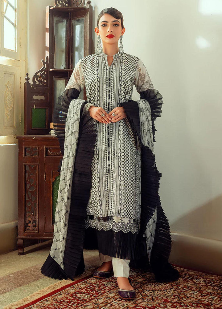 Salitex Embroidered Lawn Suits Unstitched 3 Piece ST22CK WK-01038UT - Festive Collection