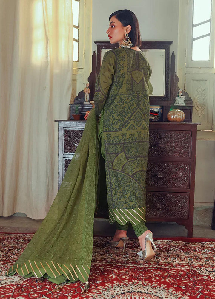 Salitex Embroidered Lawn Suits Unstitched 3 Piece ST22CK WK-01045UT - Festive Collection