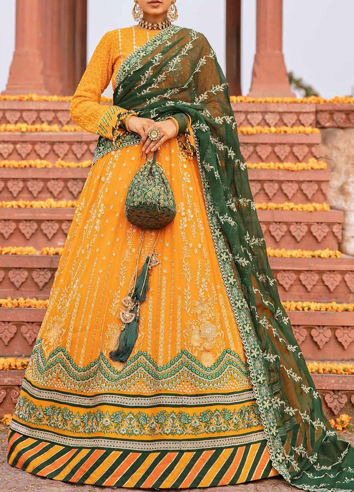 Dastak By Salitex Embroidered Chiffon Suits Unstitched 3 Piece ST22D HC-26 - Luxury Collection