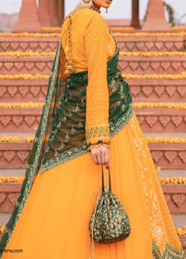 Dastak By Salitex Embroidered Chiffon Suits Unstitched 3 Piece ST22D HC-26 - Luxury Collection