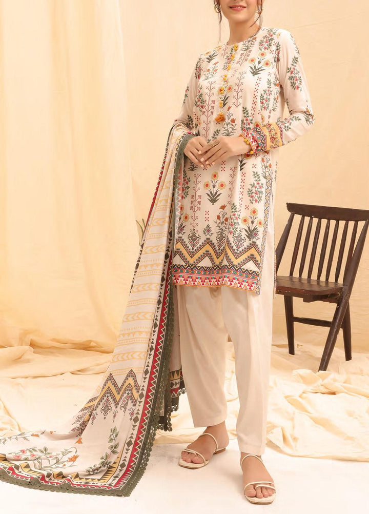 Salitex Printed Linen Suits Unstitched 3 Piece ST22SP WK-01175UT - Winter Collection
