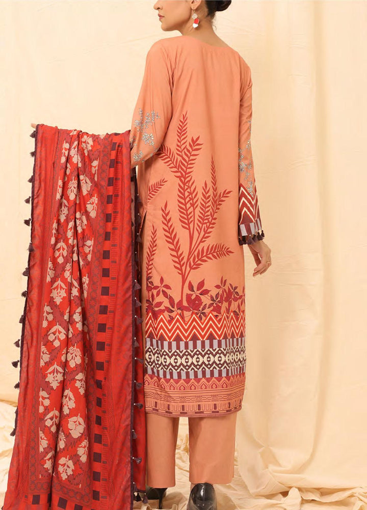 Salitex Printed Linen Suits Unstitched 3 Piece ST22SP WK-01177UT - Winter Collection