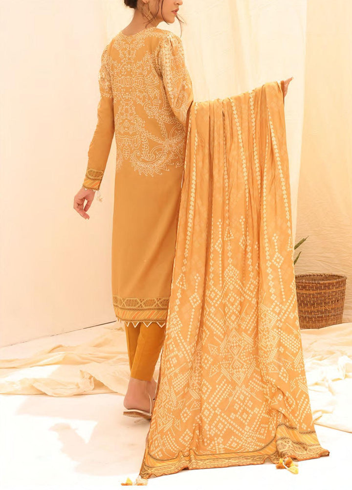 Salitex Printed Linen Suits Unstitched 3 Piece ST22SP WK-01178UT - Winter Collection