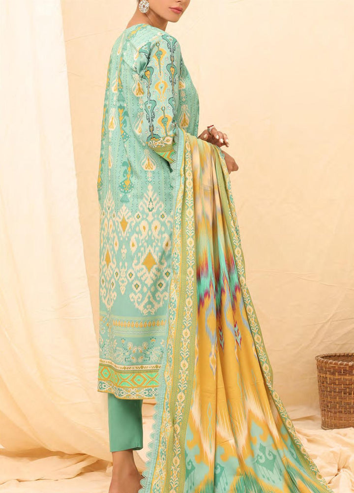 Salitex Printed Linen Suits Unstitched 3 Piece ST22SP WK-01180UT - Winter Collection