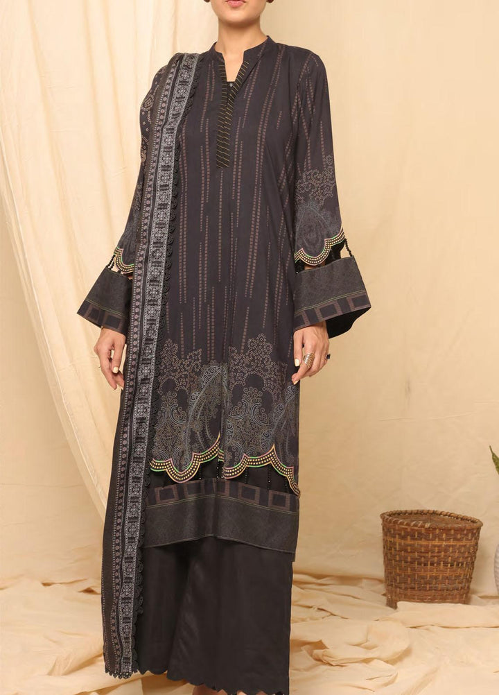 Salitex Printed Linen Suits Unstitched 3 Piece ST22SP WK-01181UT - Winter Collection