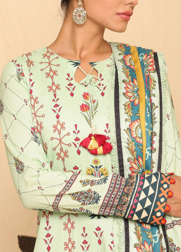 Salitex Printed Linen Suits Unstitched 3 Piece ST22SP WK-01182UT - Winter Collection