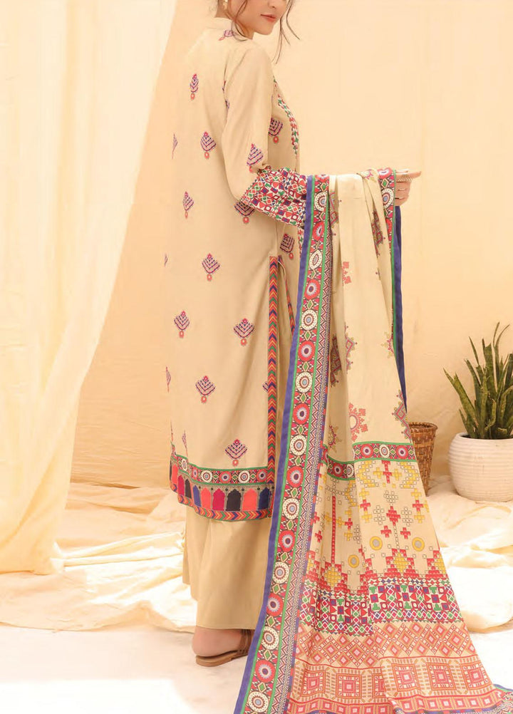 Salitex Printed Linen Suits Unstitched 3 Piece ST22SP WK-01183UT - Winter Collection