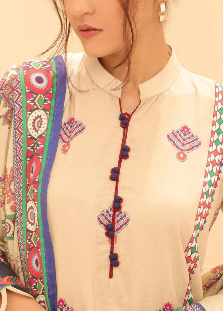 Salitex Printed Linen Suits Unstitched 3 Piece ST22SP WK-01183UT - Winter Collection