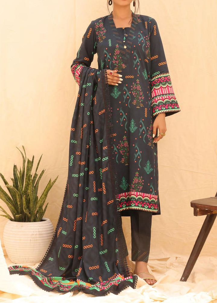 Salitex Printed Linen Suits Unstitched 3 Piece ST22SP WK-01184UT - Winter Collection