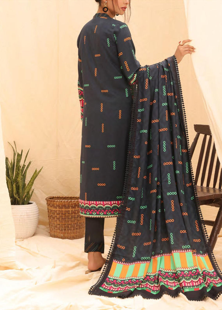 Salitex Printed Linen Suits Unstitched 3 Piece ST22SP WK-01184UT - Winter Collection