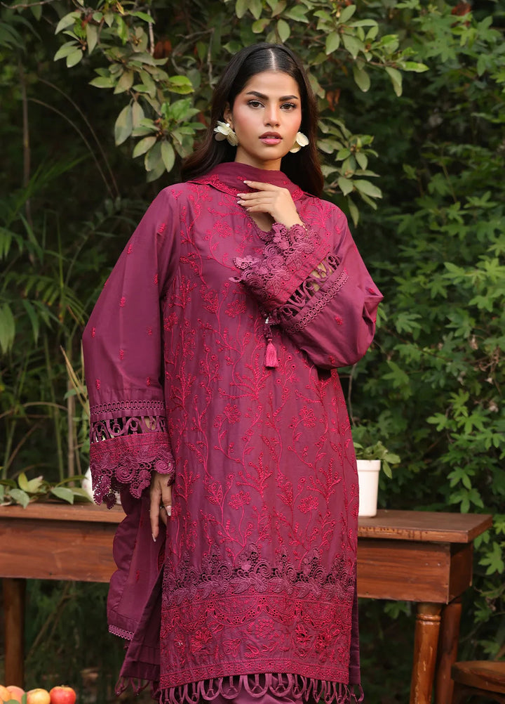 Salitex Embroidered Cambric Suits Unstitched 3 Piece UNS24CK013UT - Summer Collection
