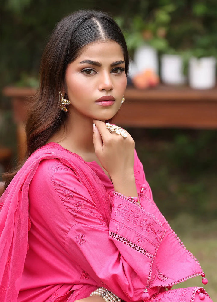 Salitex Embroidered Cambric Suits Unstitched 3 Piece UNS24CK016UT - Summer Collection