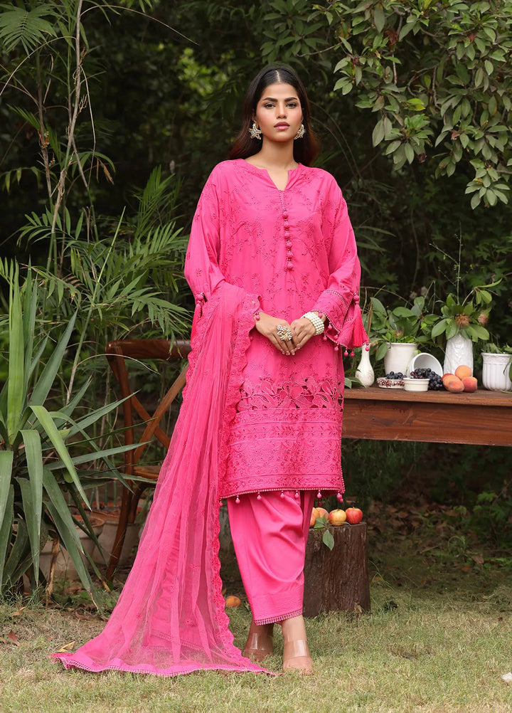 Salitex Embroidered Cambric Suits Unstitched 3 Piece UNS24CK016UT - Summer Collection