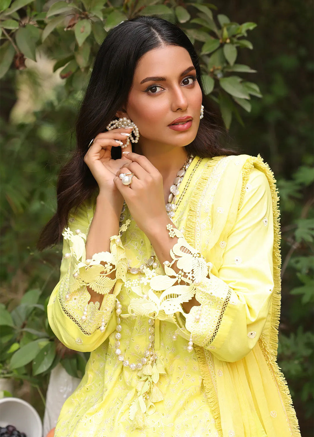 Salitex Embroidered Cambric Suits Unstitched 3 Piece UNS24CK018UT - Summer Collection