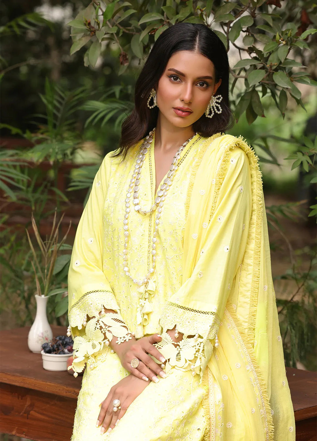 Salitex Embroidered Cambric Suits Unstitched 3 Piece UNS24CK018UT - Summer Collection