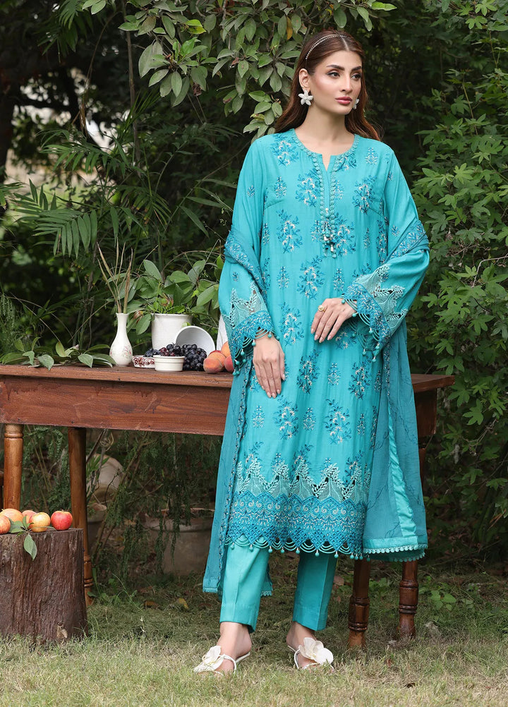 Salitex Embroidered Cambric Suits Unstitched 3 Piece UNS24CK021UT - Summer Collection