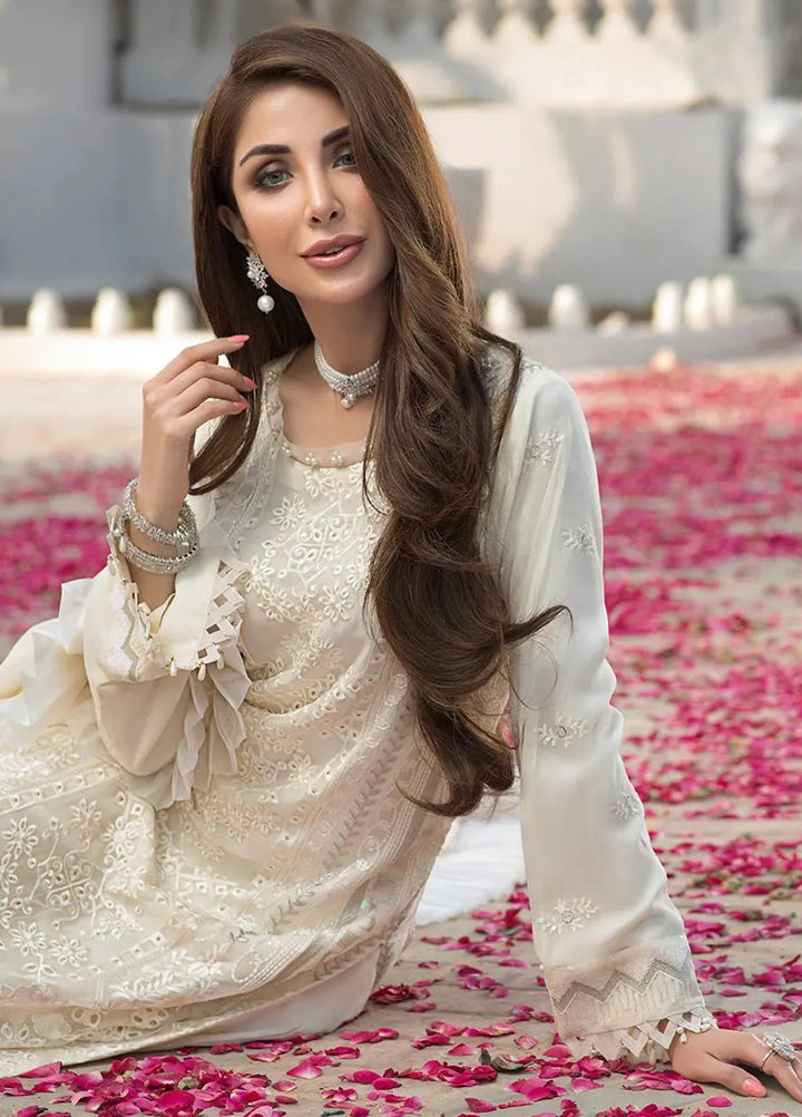 Salitex Embroidered Chiffon Suits Unstitched 3 Piece HC-00001UT - Festive Collection