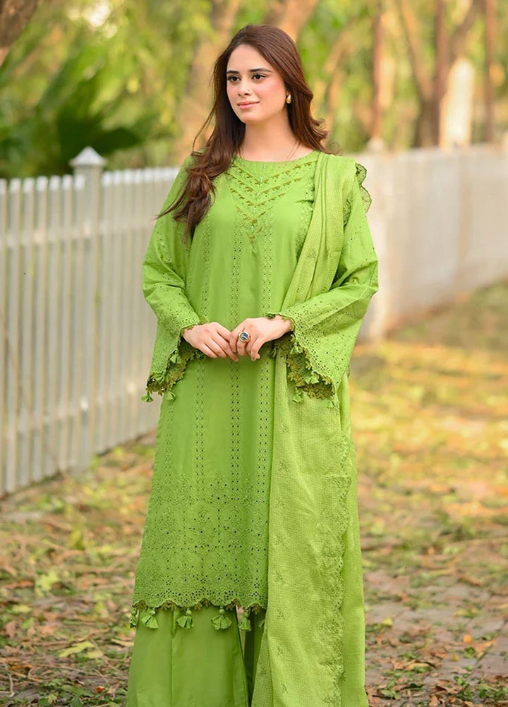 Salitex Embroidered Chikankari Lawn Suits Unstitched 3 Piece SUNS7CK033UT - Summer Collection