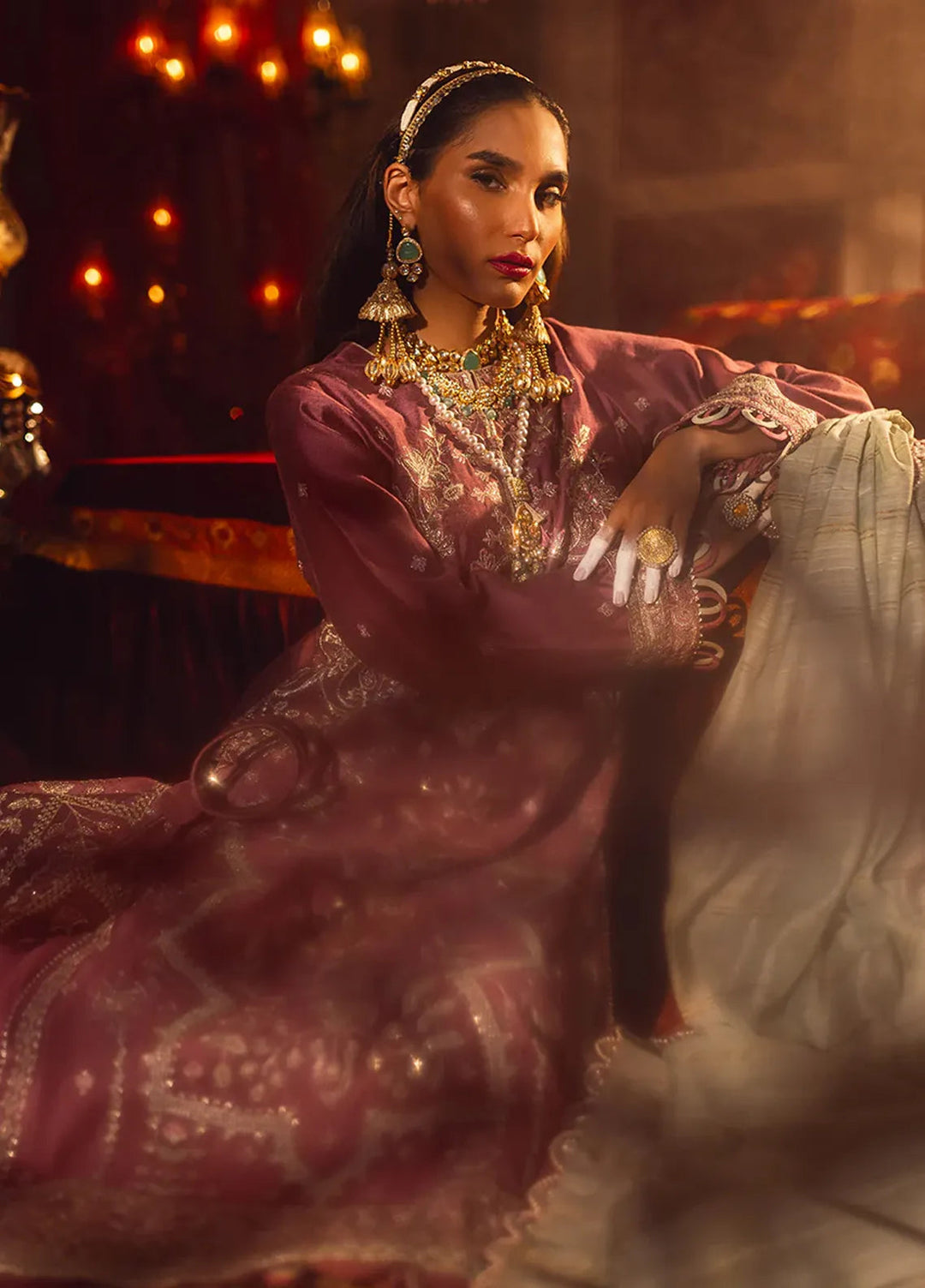 Salitex Embroidered Cotton Net Suits Unstitched 3 Piece WUS3LA23NO18UT - Festive Collection