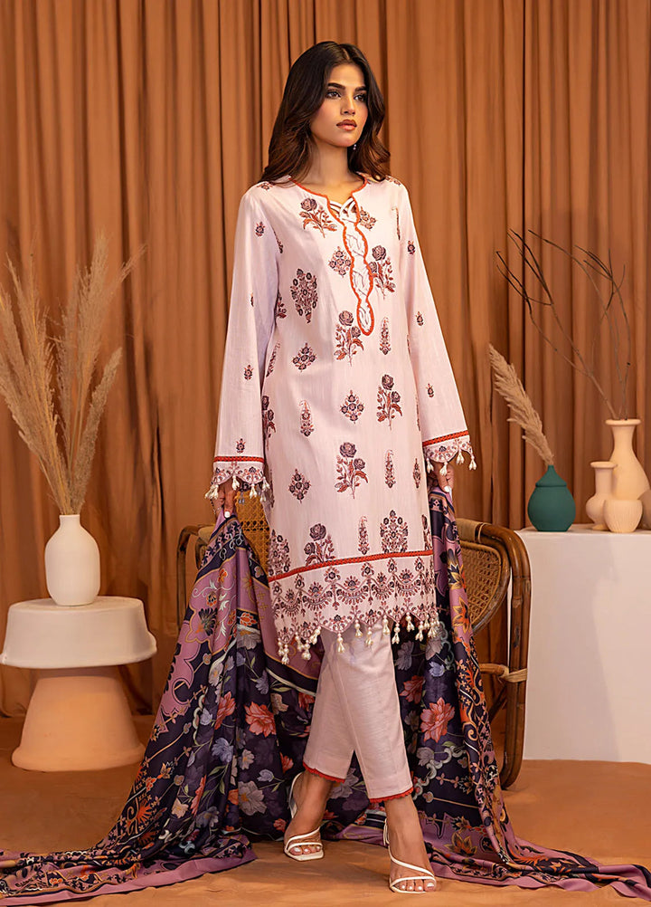 Salitex Embroidered Khaddar Suits Unstitched 3 Piece SUNW6MI025UT - Winter Collection