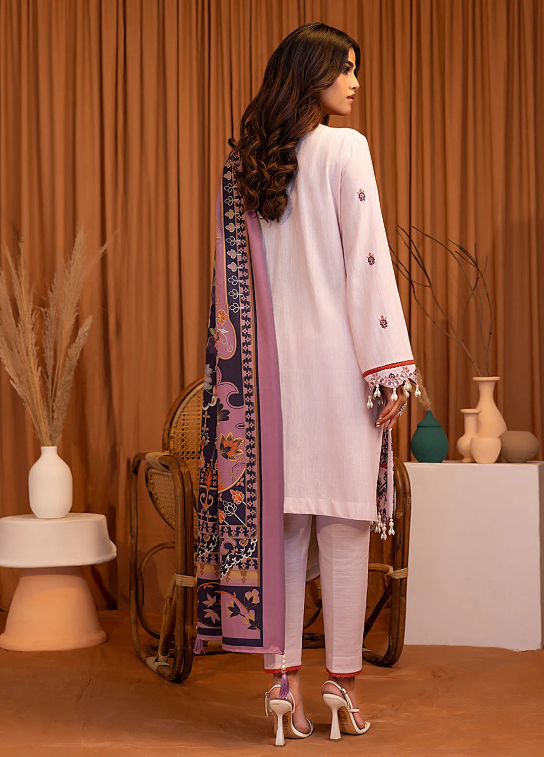 Salitex Embroidered Khaddar Suits Unstitched 3 Piece SUNW6MI025UT - Winter Collection