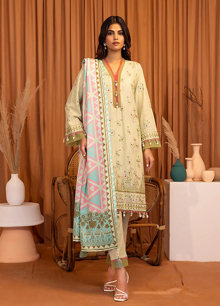 Salitex Embroidered Khaddar Suits Unstitched 3 Piece SUNW6MI029UT - Winter Collection