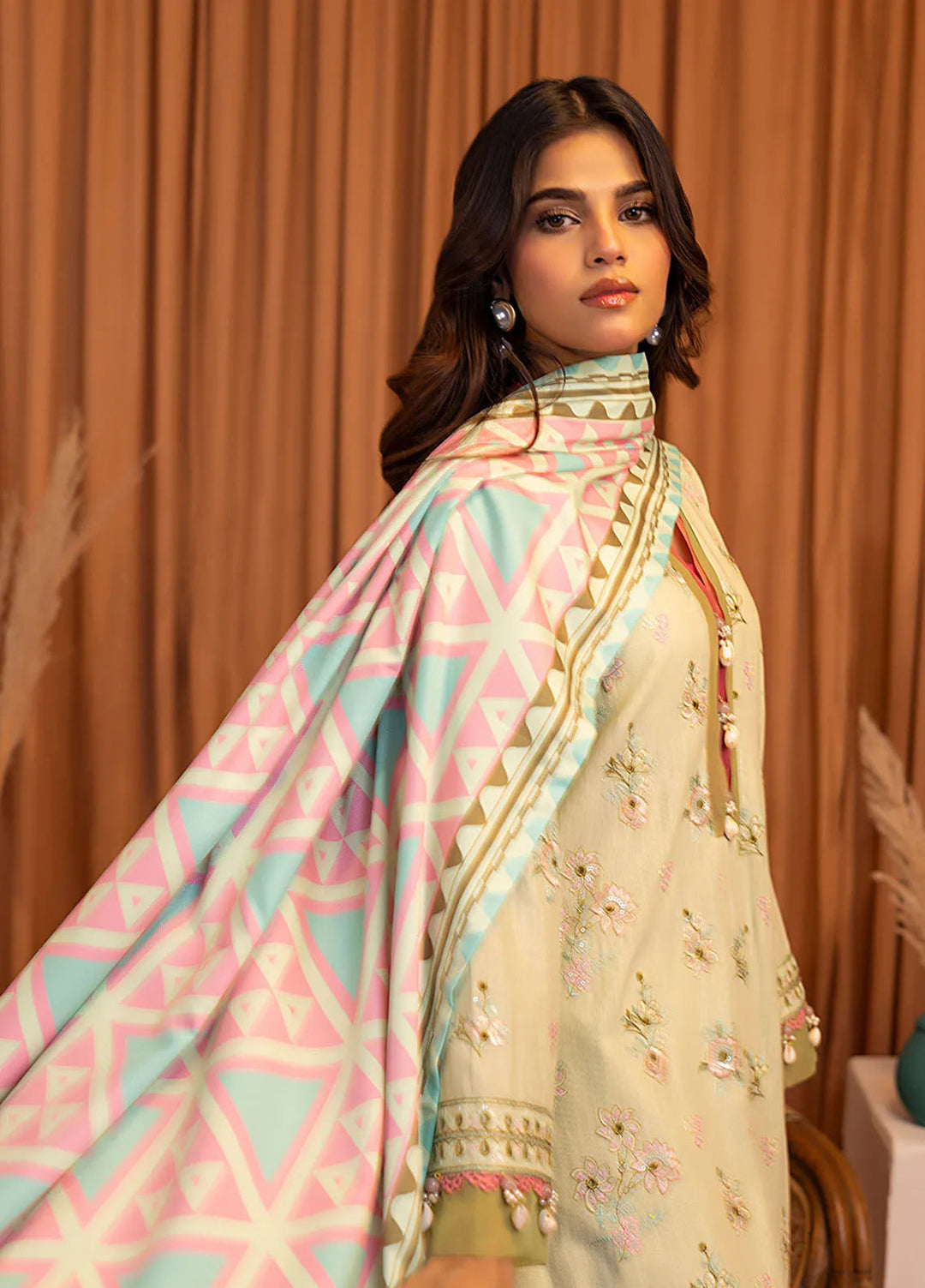 Salitex Embroidered Khaddar Suits Unstitched 3 Piece SUNW6MI029UT - Winter Collection