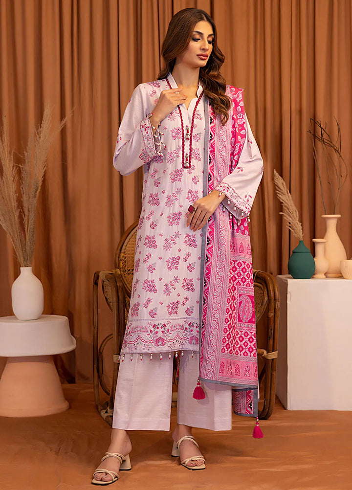 Salitex Embroidered Khaddar Suits Unstitched 3 Piece SUNW6MI030UT - Winter Collection