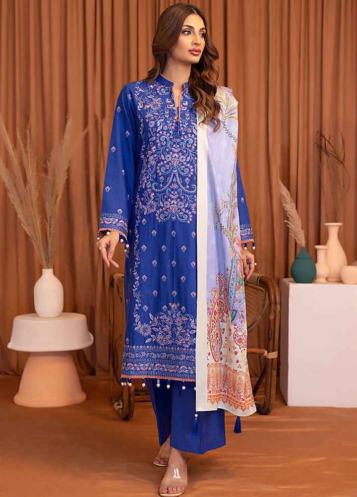 Salitex Embroidered Khaddar Suits Unstitched 3 Piece SUNW6MI032UT - Winter Collection
