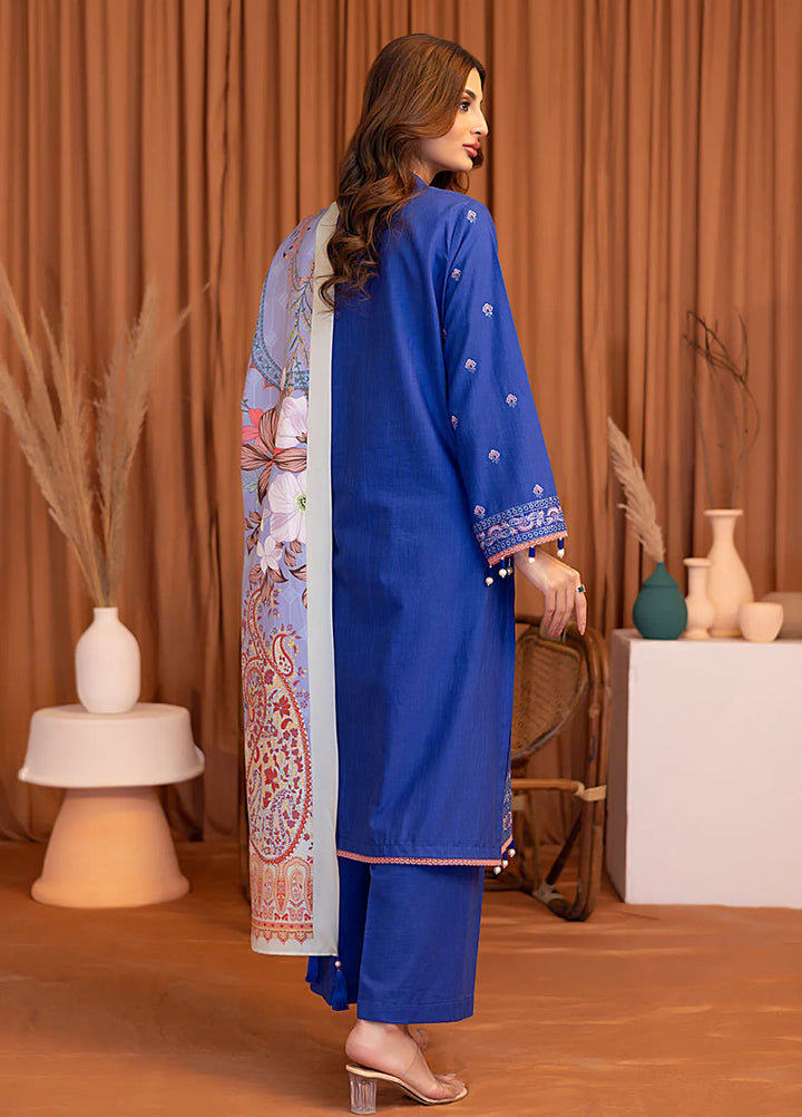 Salitex Embroidered Khaddar Suits Unstitched 3 Piece SUNW6MI032UT - Winter Collection