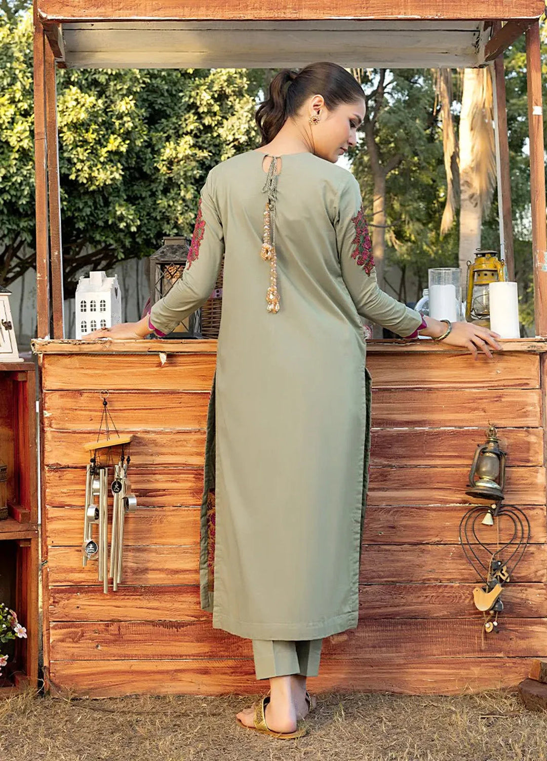 Salitex Embroidered Lawn Suits Unstitched 2 Piece RE-00018UT - Festive Collection