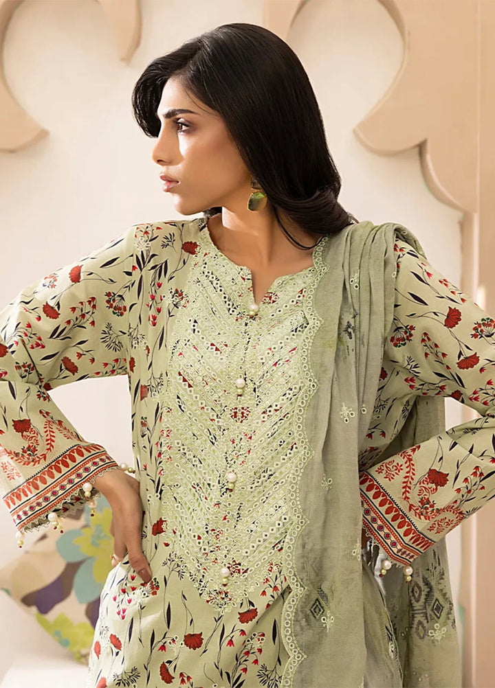 Salitex Embroidered Lawn Suits Unstitched 3 Piece SSW6U3P027UT - Summer Collection