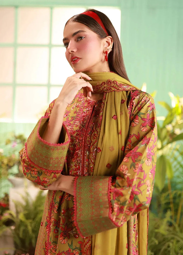 Salitex Embroidered Lawn Suits Unstitched 3 Piece SUNS24AIZ003UT - Festive Collection