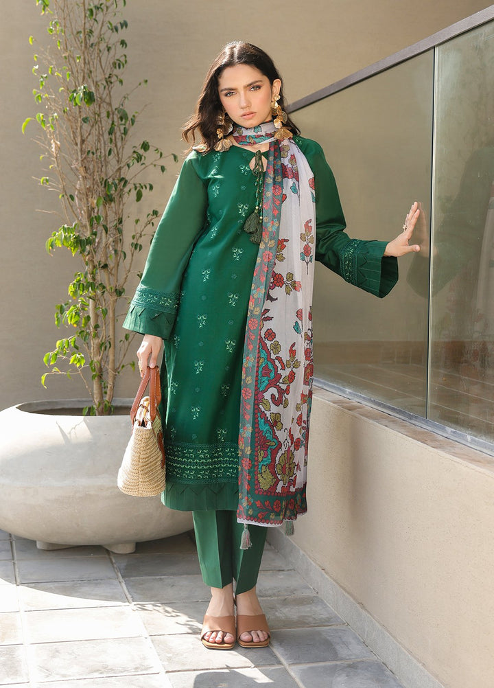 Salitex Embroidered Lawn Suits Unstitched 3 Piece SUNS7ALM057UT - Summer Collection