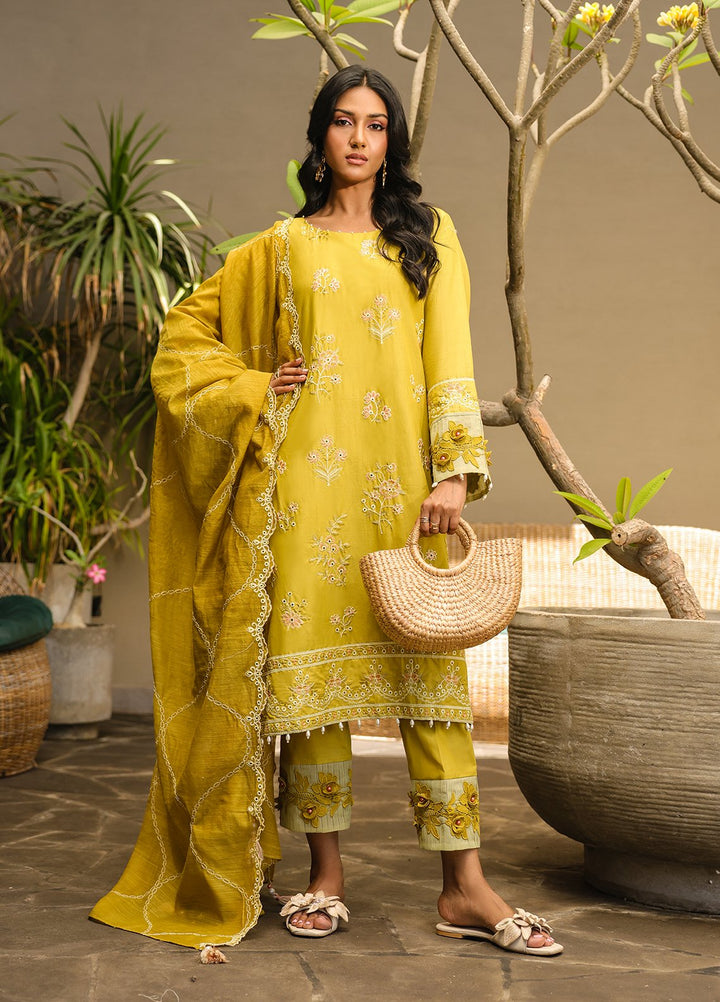 Salitex Embroidered Lawn Suits Unstitched 3 Piece SUNS7ALM060UT - Summer Collection