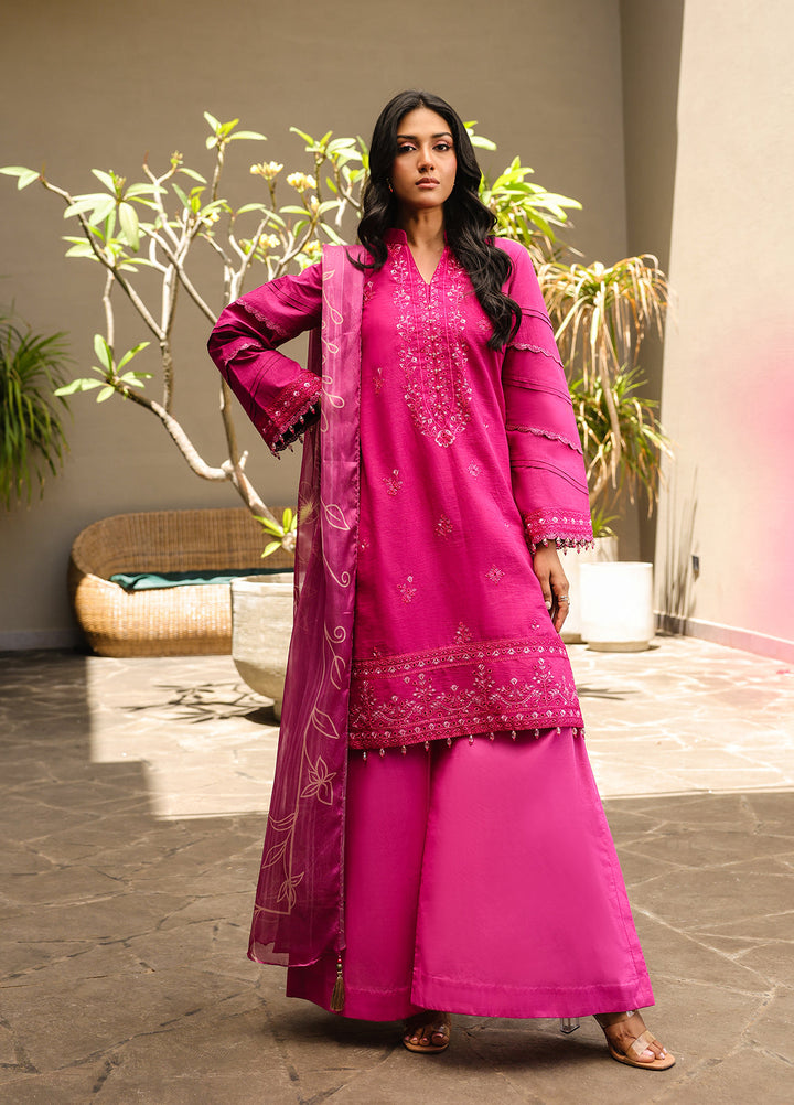 Salitex Embroidered Lawn Suits Unstitched 3 Piece SUNS7ALM069UT - Summer Collection