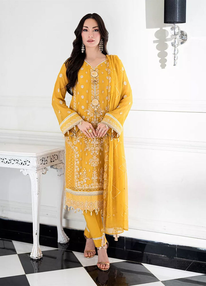 Salitex Embroidered Lawn Suits Unstitched 3 Piece SUNS7CH053UT - Summer Collection