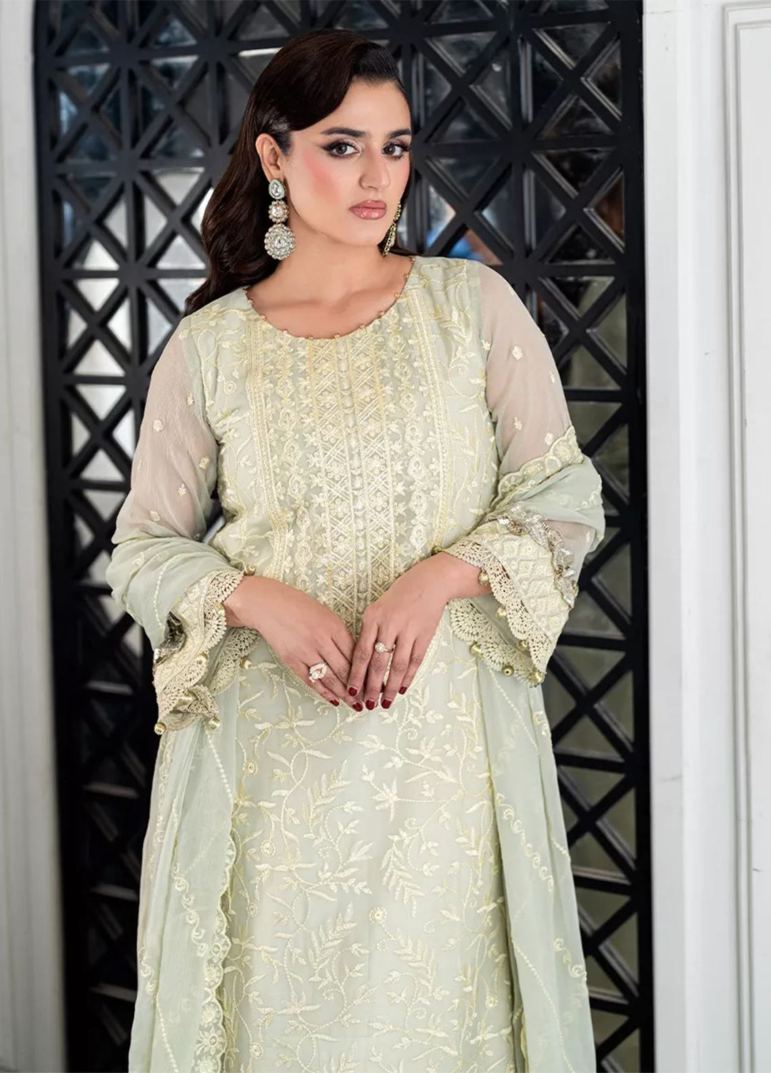 Salitex Embroidered Lawn Suits Unstitched 3 Piece SUNS7CH055UT - Summer Collection