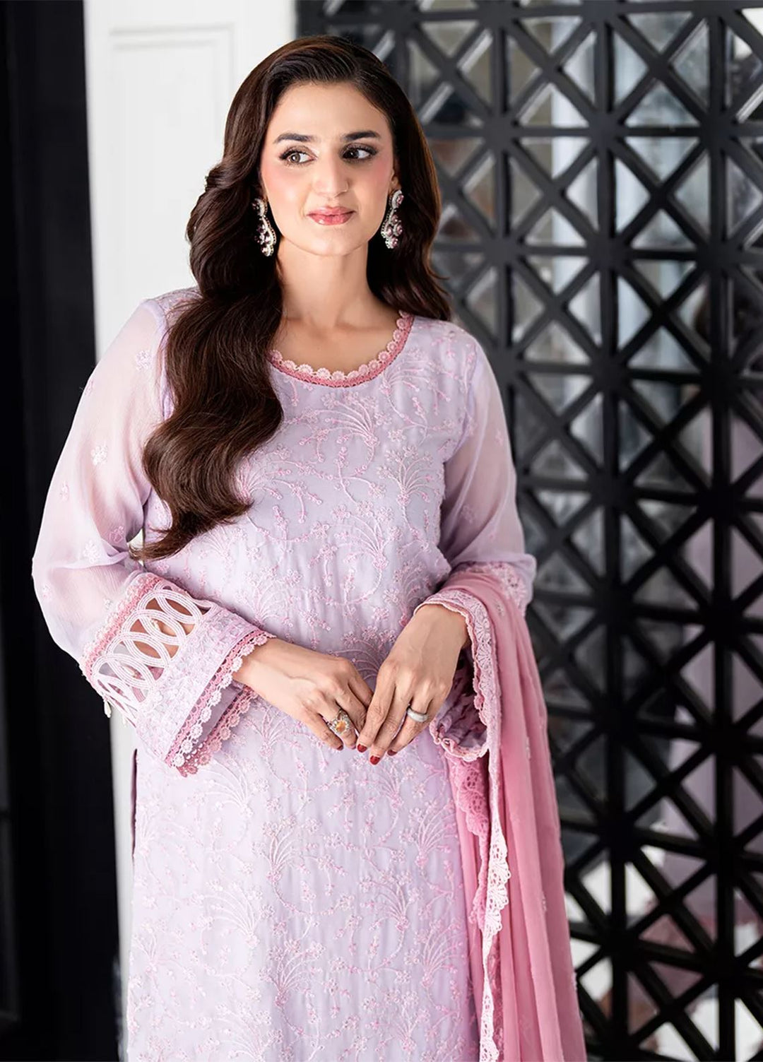 Salitex Embroidered Lawn Suits Unstitched 3 Piece SUNS7CH058UT - Summer Collection