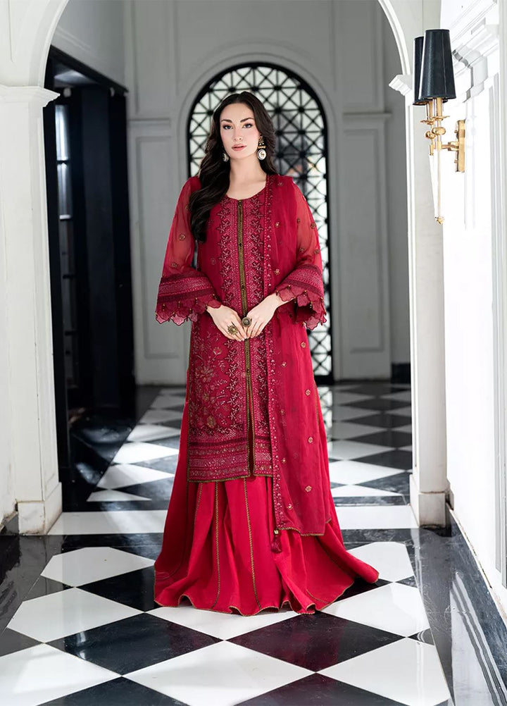 Salitex Embroidered Lawn Suits Unstitched 3 Piece SUNS7CH062UT - Summer Collection