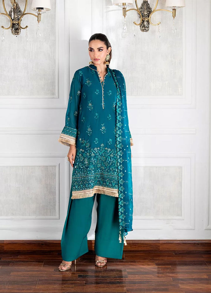 Salitex Embroidered Lawn Suits Unstitched 3 Piece SUNS7CH069UT - Summer Collection