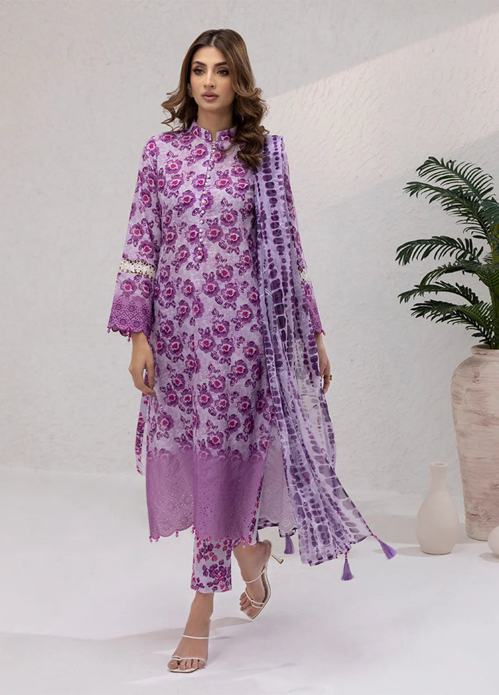 Salitex Embroidered Lawn Suits Unstitched 3 Piece SUNS7PCK005UT - Summer Collection