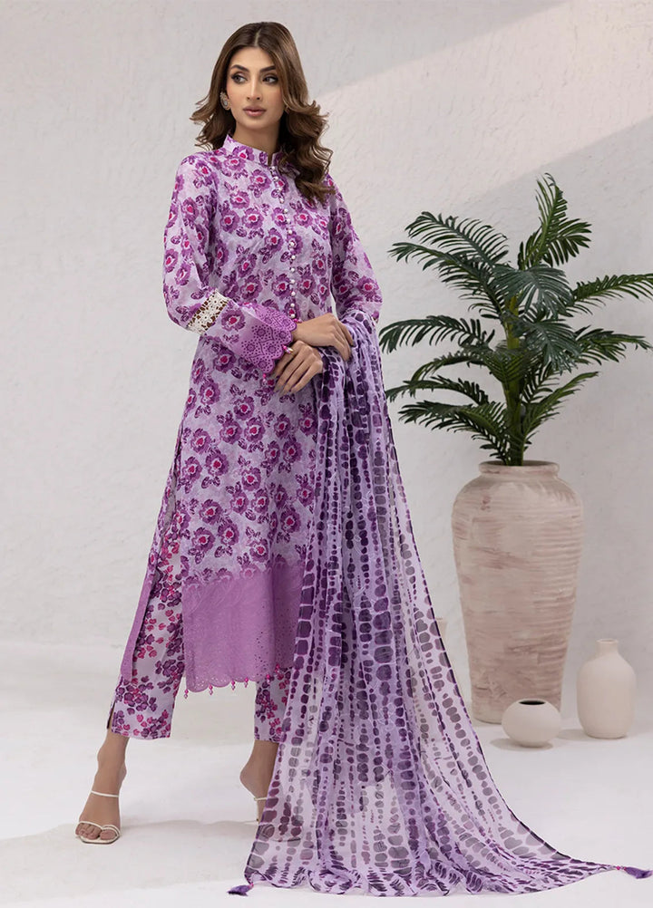 Salitex Embroidered Lawn Suits Unstitched 3 Piece SUNS7PCK005UT - Summer Collection